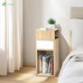 Set of 2 Narrow Bedside Table Image 4