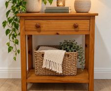 Solid Pine Console Table/ Hall Table