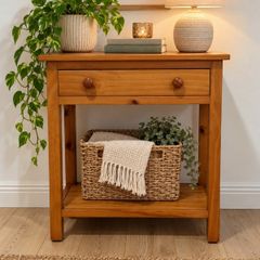 Solid Pine Console Table/ Hall Table