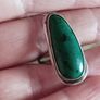 Vintage silver 925  ring with Eilat stone. Image 7