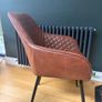 Next leather dining chairs Image 2