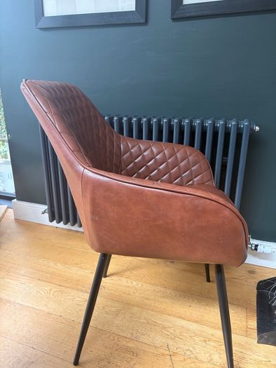 Next leather dining chairs