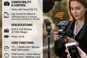 Godox X2T-C TTL Flash Trigger for Canon  Wireless HSS Transmitter