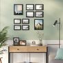 Picture Frames Set of 10 Photo Frames - Two 8" x 10" (20 x 25 cm), Four 5" x 7" (13 x 18 cm), Four 4" x 6" (10 x 15 cm), Black (FREE POSTAGE) Image 2