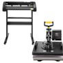 5 in 1 Transfer Heat Press Machine and  Vinyl Cutting Plotter Desktop Machine Image 9