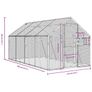 Aviary Silver 1.79x4x1.85 m Aluminium Image 4