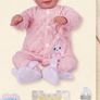 Reborn Babies Dolls Sunny 17 Inch Realistic Newborn Girls Lifelike Real Baby,Soft Cloth Body, Open Eyes,Sweet Smile,Includes Accessories,Pretend Play Gift for Kids 3+,Poseable Limbs Image 6