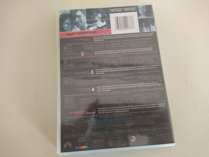 Brand New Paranormal Activity 1-5 Dvd Boxset