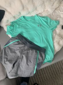 Under Armour boys top and shorts