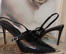 Black High Heels Size 8