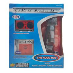 Thunderbirds 40MHz Micro Full Function Radio Control Hood Sub Vehicle By Impact Toys 1999