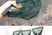 Collapsible Fishing Nets Aluminum Alloy Fishing Tools Small Mesh Foldable Landing Net Pole Casting Network Trap