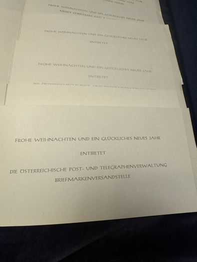 Christmas booklet collection AUSTRIA
