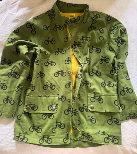 Duns Sweden Organic Green Cotton bicycle coat 158