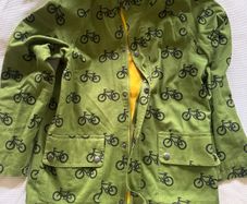Duns Sweden Organic Green Cotton bicycle coat 158