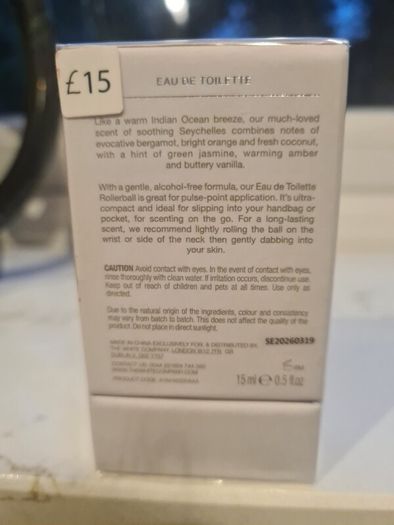 Seychelles Eau de Toilette 15ml