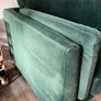 Green Velvet 3 Seater Sofa Image 7