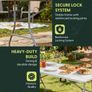 6ft Folding Table for Parties, BBQs, Camping Image 4