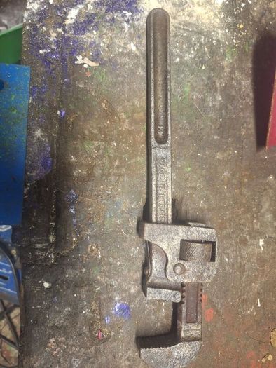 14 inch  steel record Wrench
