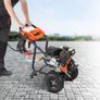 Gas Pressure Washer, 3500 PSI 10L/min, 2.6 GPM Gas Powered Pressure Washer with Aluminum Pump, Spray Gun and Extension Wand, 5 Nozzle Set, for Cars, Fences, Homes, Driveways, Patios, Furniture Image 4