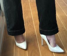 new look ivory heels