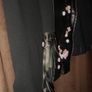 Women's Black Leather Embroidered Jacket Image 9