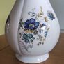 Royal Tara Blue Cornflower Floral Vase Galway Ireland 20 cm Tall Fine Bone China Image 2