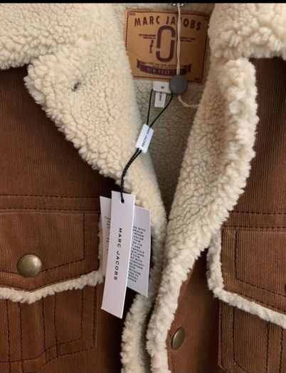 Marc Jacobs Tan Corduroy & Faux Sheepskin Jacket