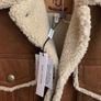 Marc Jacobs Tan Corduroy & Faux Sheepskin Jacket Image 5