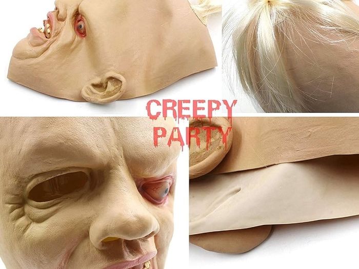 Halloween Costume Party Scary Horror Latex Goonies Sloth Head Mask