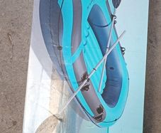 3-Person Inflatable Dinghy Bundle Complete Water Adventure Set New