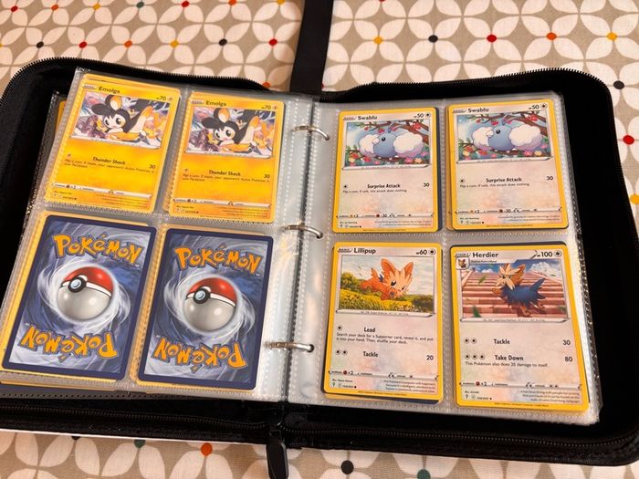 Pokemon folder and cards