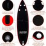 10FT Paddle Boards For Adults Inflatable Stand Up Paddle Board 6 Inch Thick Surfboard Lightweight Non Slip EVA Deck SUP Board Complete Kit 300x76x15cm (FREE POSTAGE) Image 5