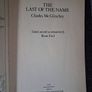 Charles McGlinchey / The Last of the Name / 1st edition/ 1986 Image 5