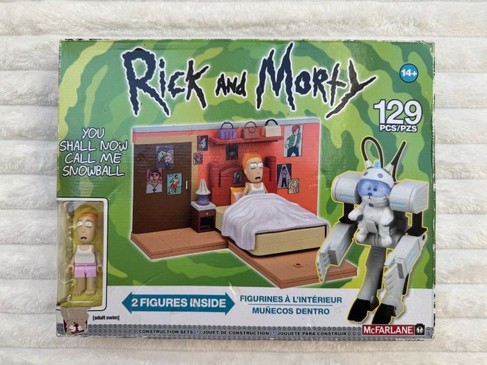 McFarlane Toys Rick & Morty You Shall Now Call Me Snowball New BUT the box is damaged Please look at the pictures
