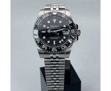 Custom Seiko Mod Black GMT Automatic 40mm