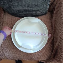 Two ceramic serving plates