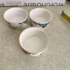 Set of 3 Royal Worcester Floral Ramekins