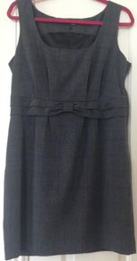 Grey checked dress from Next