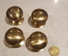 Brass door handle