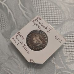 1602 Elizabeth 1 Sixpence Seventh issue mm2