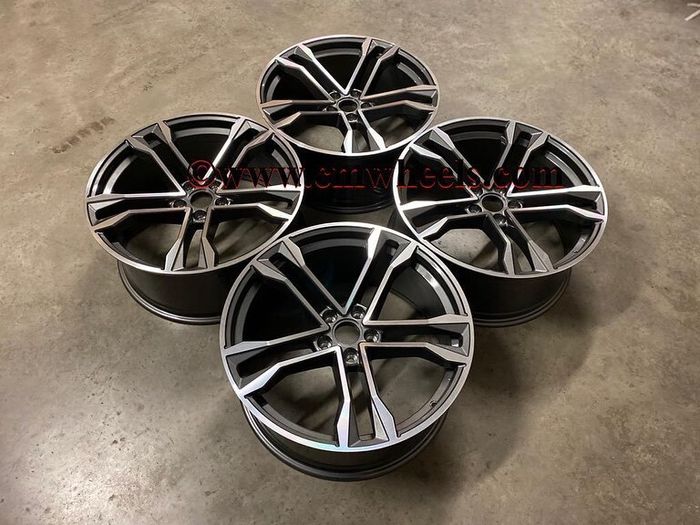 19" Inch SQ8 Audi style wheels A3 A4 A6 Golf Caddy Van Seat Leon Skoda 5x112