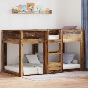Bunk Bed for Kids Old Wood 100 x 200 cm Engineered Wood