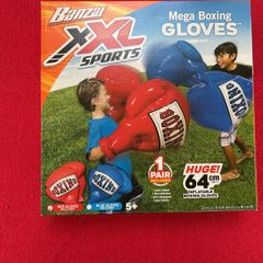 childrens toy inflatable boxing gloves