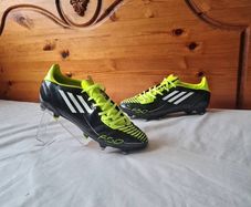 2010 adidas adizero cleats Size 9 eu 43 and 1/3 black/green rare boot very little wear on them In excellent condition