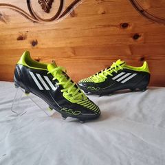 2010 adidas adizero cleats Size 9 eu 43 and 1/3 black/green rare boot very little wear on them In excellent condition