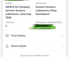UB40 summer sessions