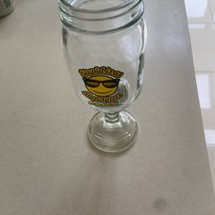 Bubba Gump mason jar glass