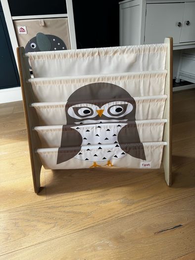 3 Sprouts owl book rack