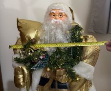 Large Gold Santa